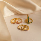 Vivre Birthstone Huggies