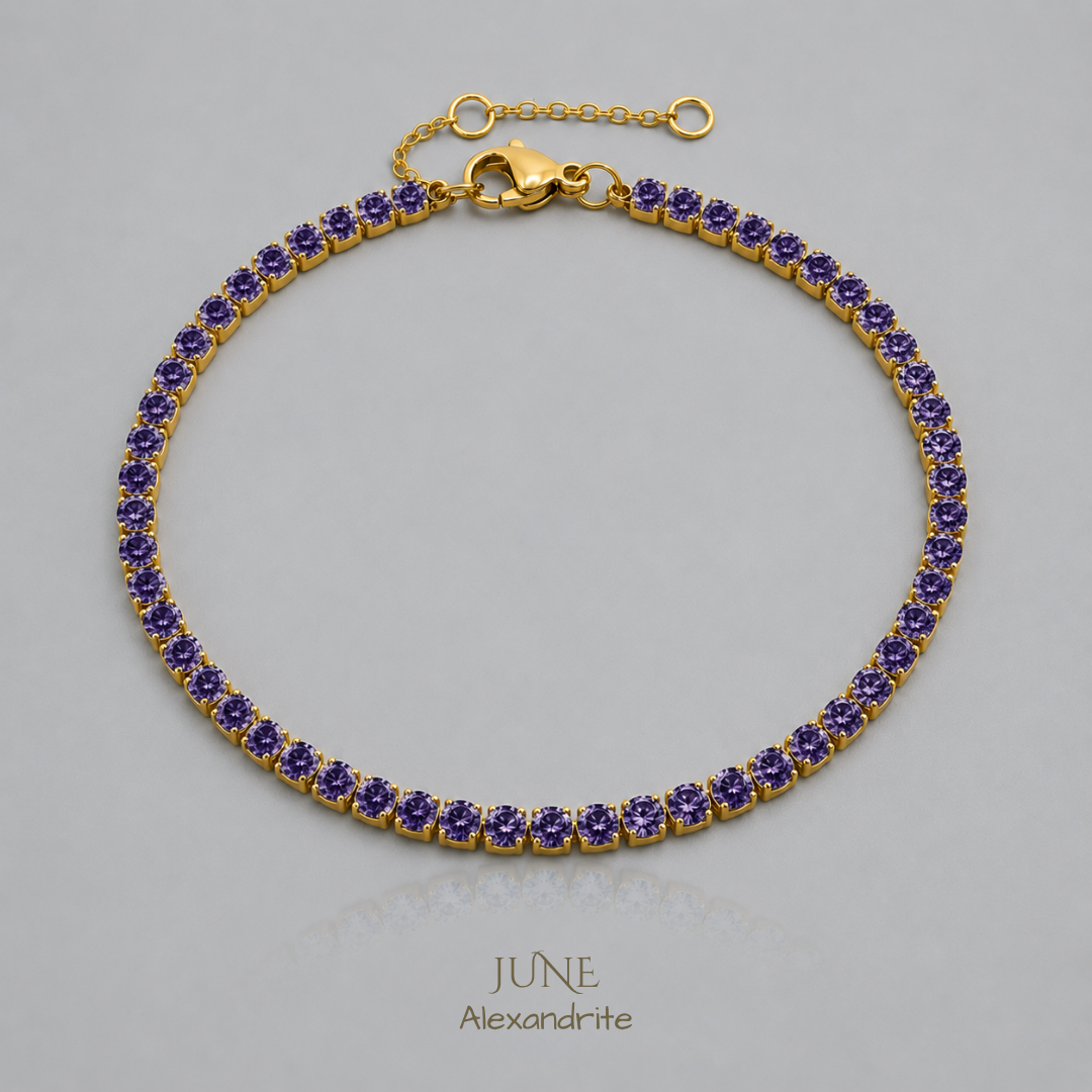 Vivre Birthstone Tennis Bracelet