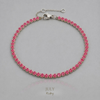 Vivre Birthstone Tennis Bracelet