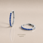 Vivre Birthstone Huggies