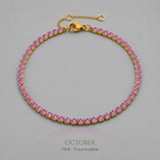 Vivre Birthstone Tennis Bracelet