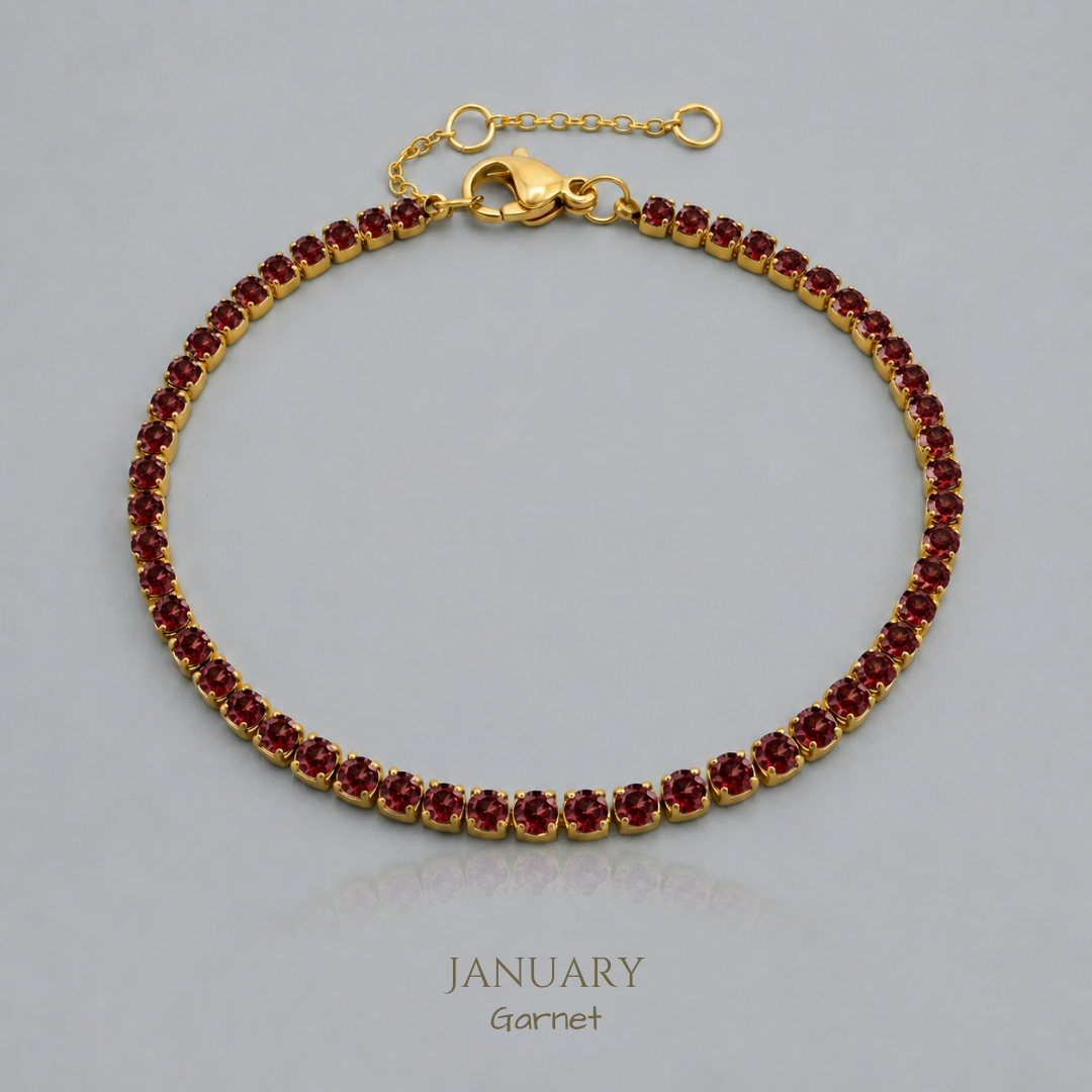 Vivre Birthstone Tennis Bracelet