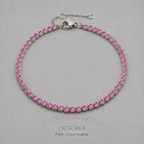 Vivre Birthstone Tennis Bracelet