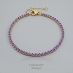 Vivre Birthstone Tennis Bracelet