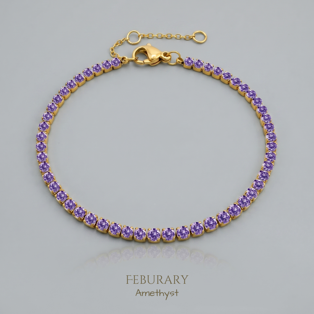 Vivre Birthstone Tennis Bracelet