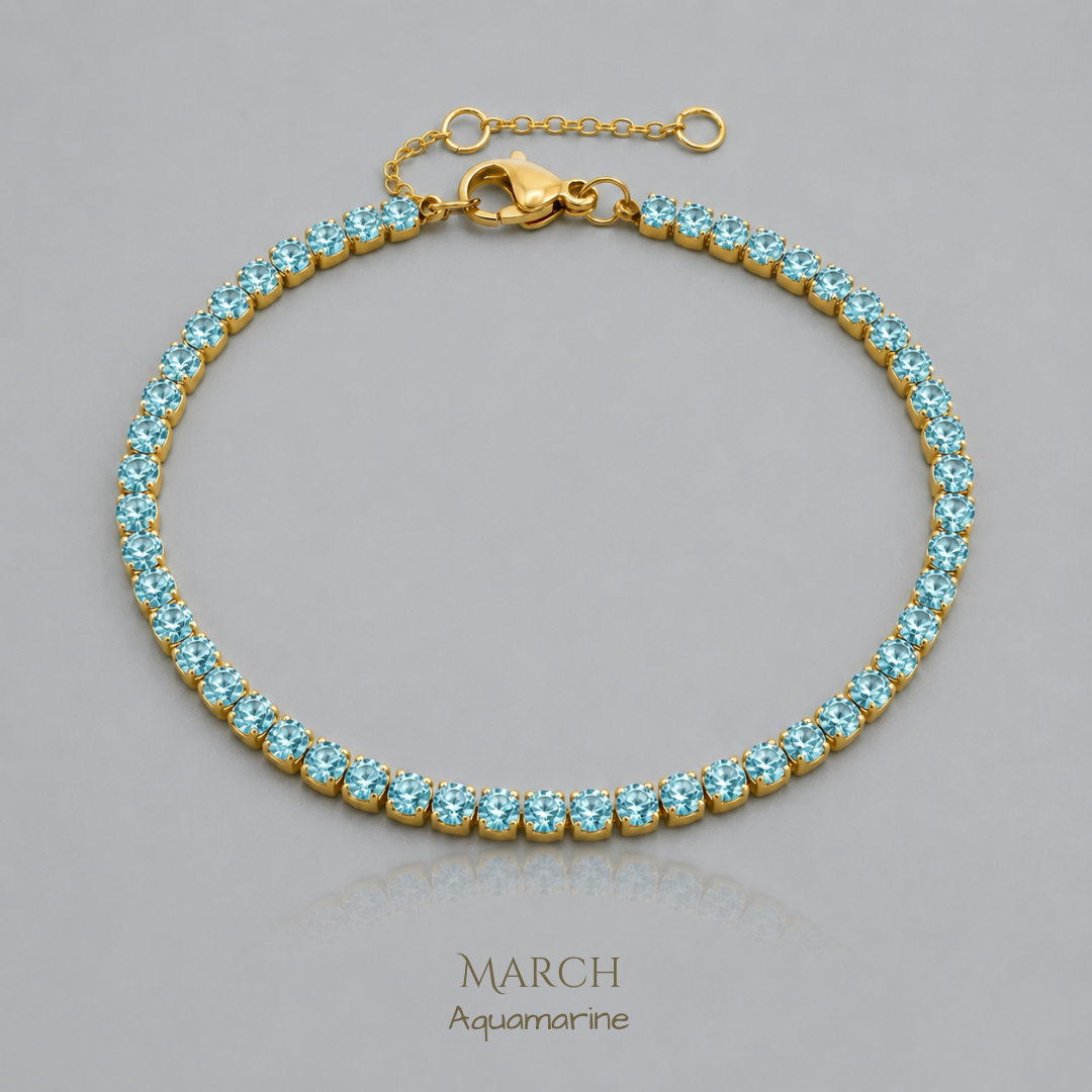 Vivre Birthstone Tennis Bracelet