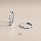 Vivre Birthstone Huggies