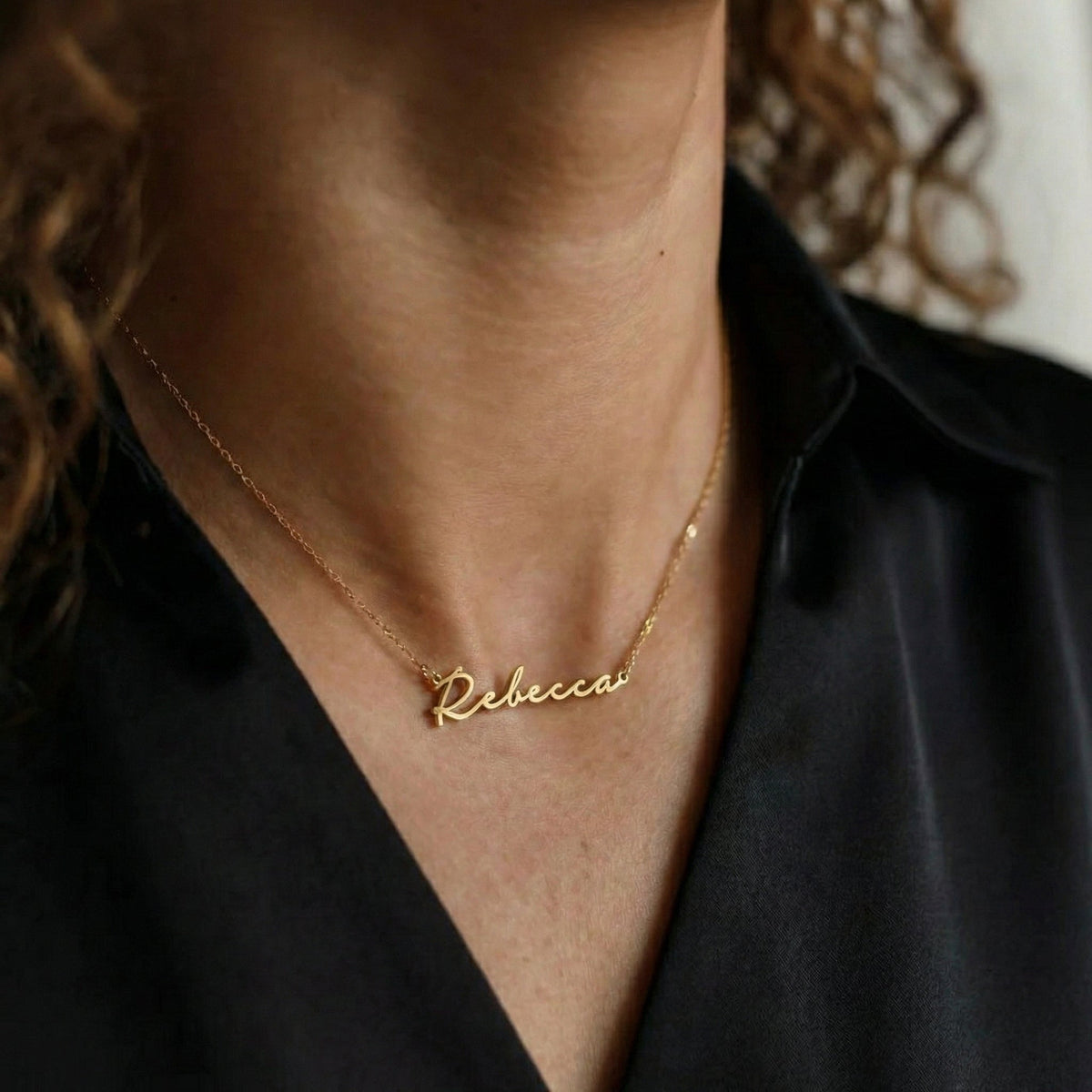 Serene Name Necklace
