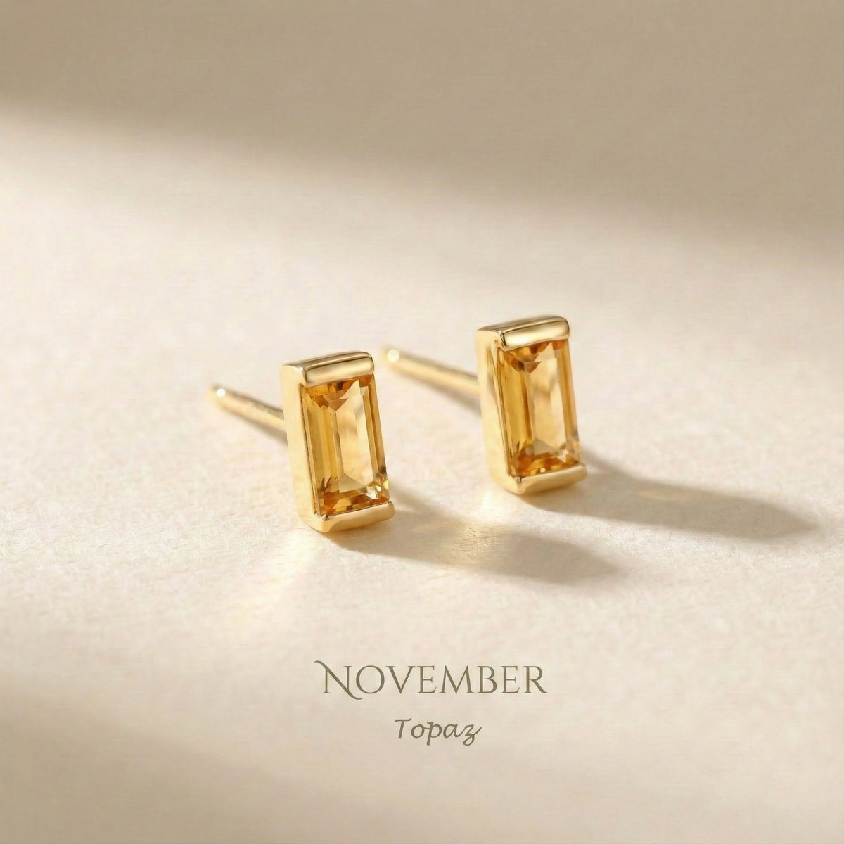 Luvia Baguette Earrings