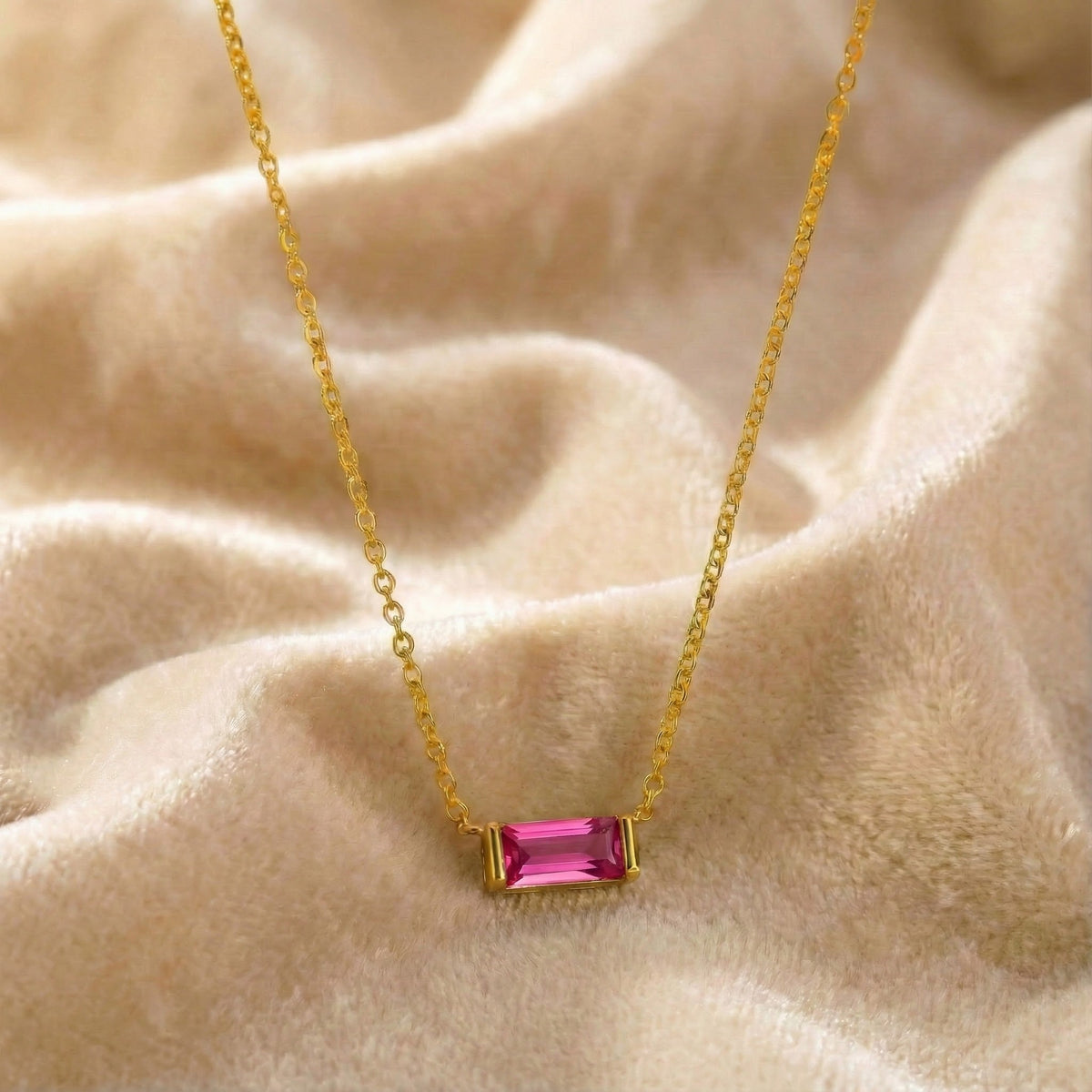Luvia Baguette Necklace