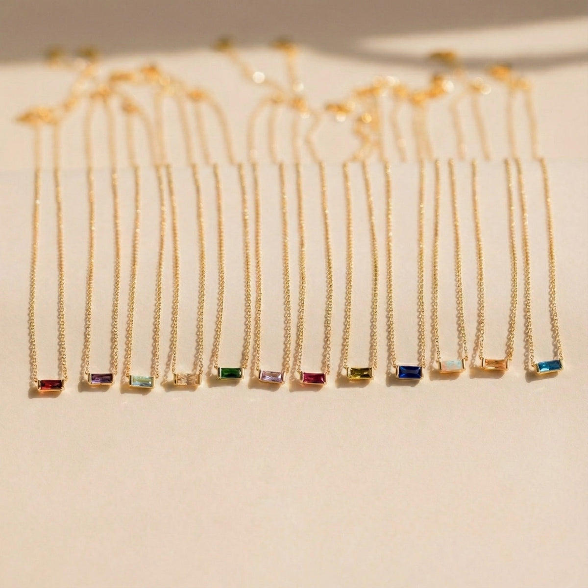 Luvia Baguette Necklace