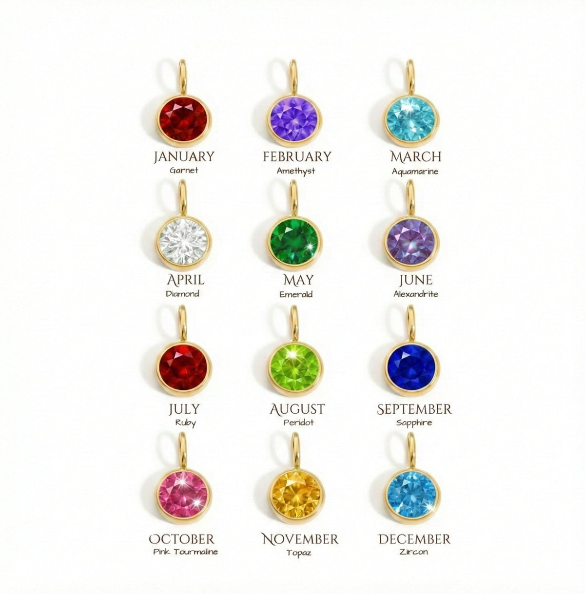 Seréa Birthstone Necklace
