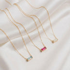 Luvia Baguette Necklace