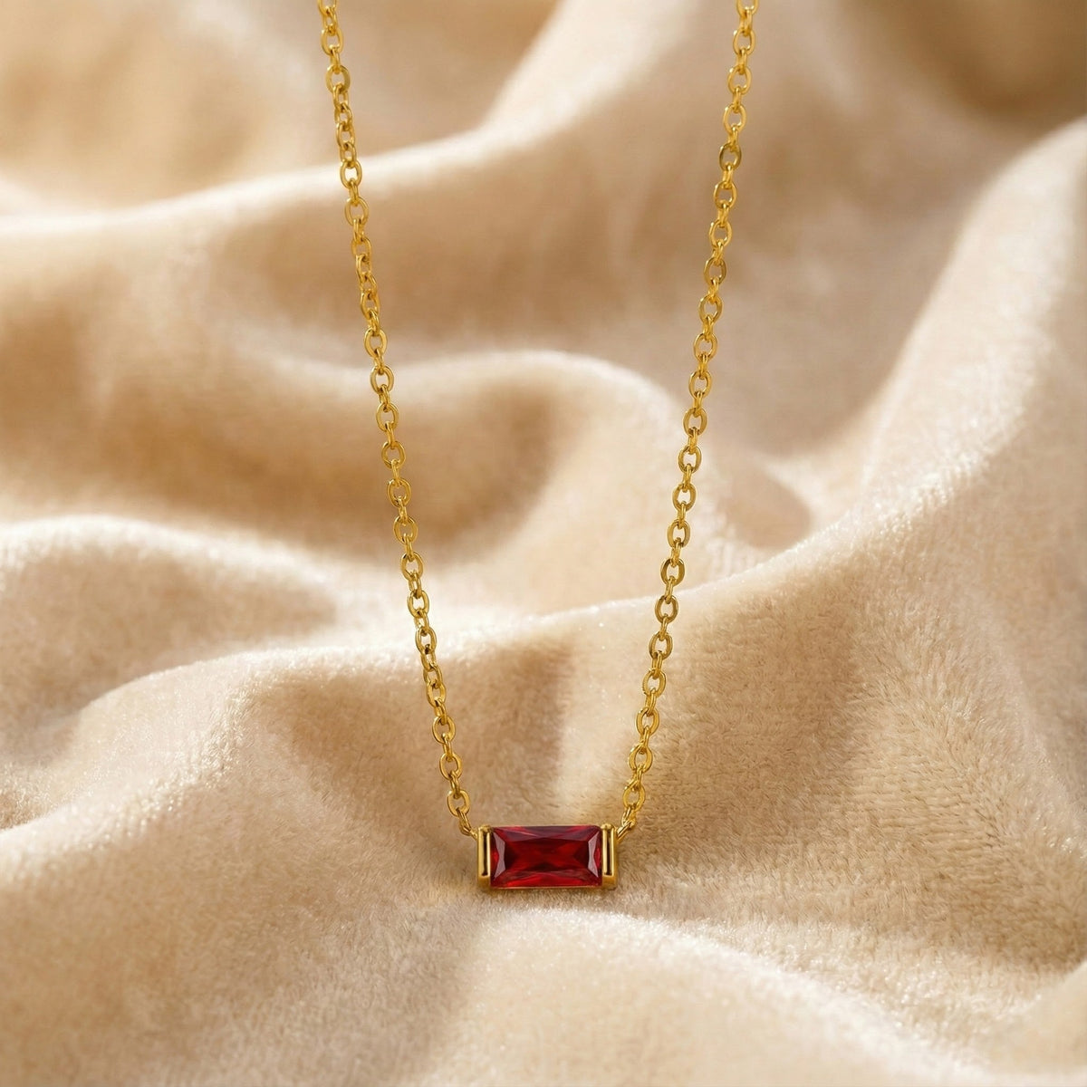 Luvia Baguette Necklace