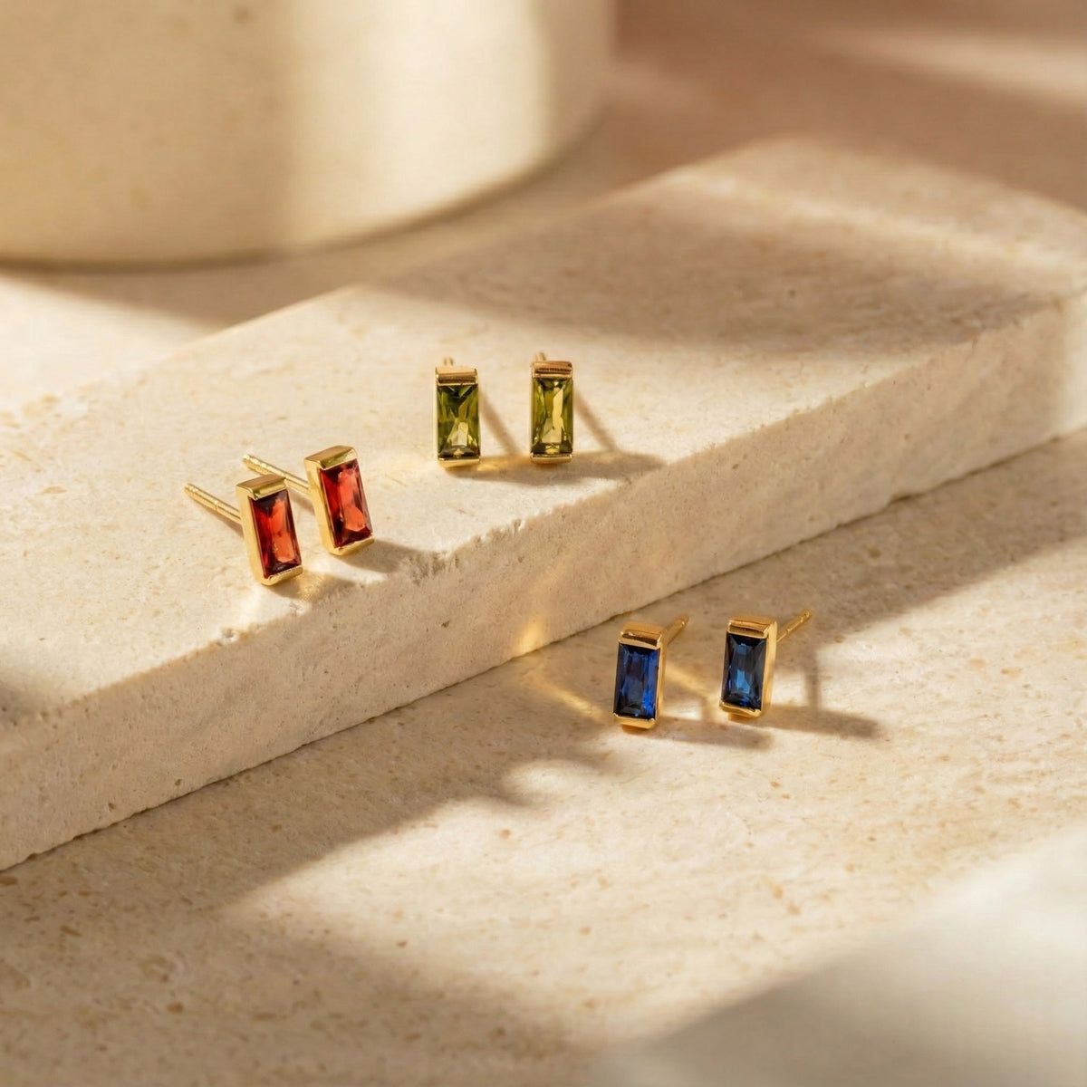 Luvia Baguette Earrings