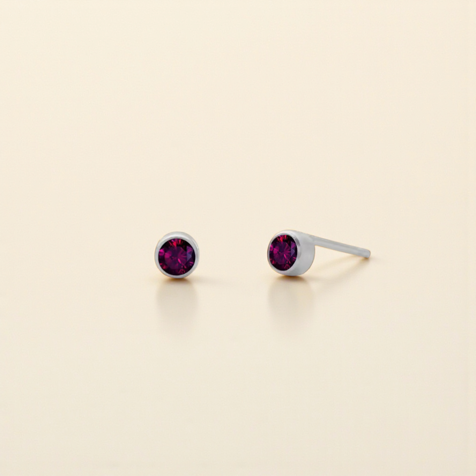 Mémoire Birthstone Studs