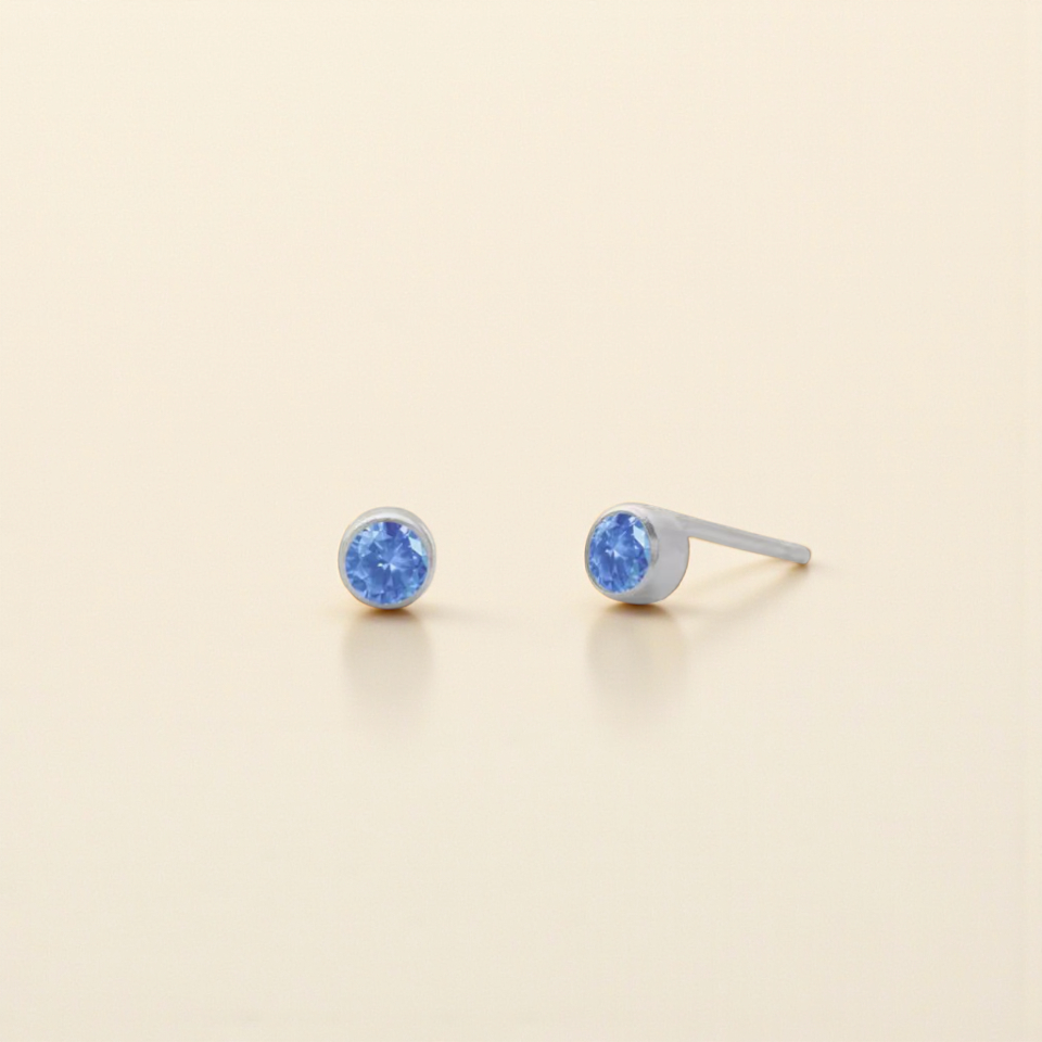 Mémoire Birthstone Studs