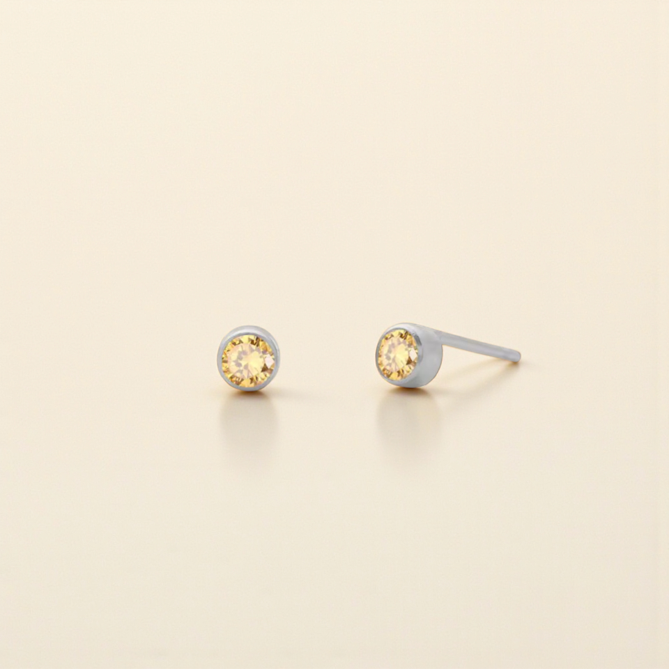 Mémoire Birthstone Studs