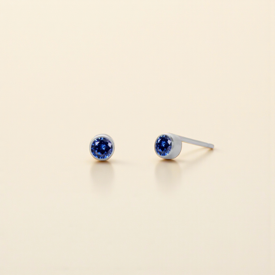 Mémoire Birthstone Studs