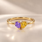 Demi Heart Ring - Gold Finish