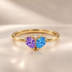Demi Heart Ring - Gold Finish