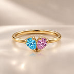 Demi Heart Ring - Gold Finish