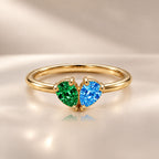 Demi Heart Ring - Gold Finish