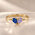 Demi Heart Ring - Gold Finish