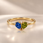 Demi Heart Ring - Gold Finish