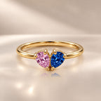Demi Heart Ring - Gold Finish
