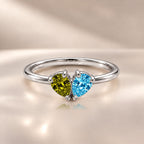 Demi Heart Ring - Silver Finish