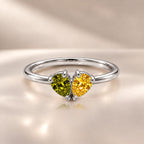 Demi Heart Ring - Silver Finish