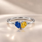 Demi Heart Ring - Silver Finish