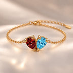 Demi Heart Bracelet - Gold Finish