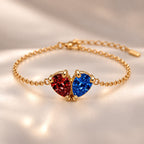 Demi Heart Bracelet - Gold Finish