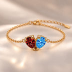 Demi Heart Bracelet - Gold Finish