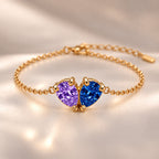 Demi Heart Bracelet - Gold Finish