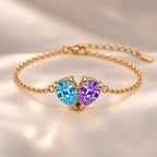 Demi Heart Bracelet - Gold Finish