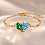 Demi Heart Bracelet - Gold Finish