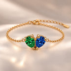 Demi Heart Bracelet - Gold Finish
