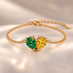 Demi Heart Bracelet - Gold Finish