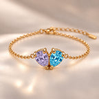 Demi Heart Bracelet - Gold Finish