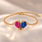Demi Heart Bracelet - Gold Finish