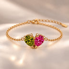 Demi Heart Bracelet - Gold Finish