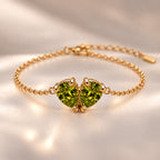 Demi Heart Bracelet - Gold Finish