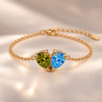 Demi Heart Bracelet - Gold Finish
