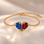 Demi Heart Bracelet - Gold Finish