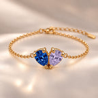 Demi Heart Bracelet - Gold Finish