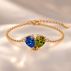 Demi Heart Bracelet - Gold Finish