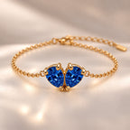 Demi Heart Bracelet - Gold Finish